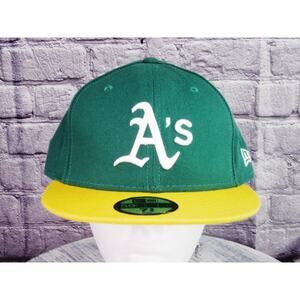 New Era 59Fifty Oakland Athletics Fitted Hat Size 7 3/4 New
